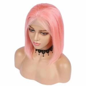 Cheap Price Pink Bob Wig Pixie Cut Short Pink Bob Wigs for Summer