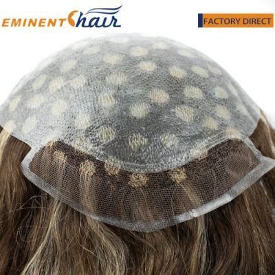 Custom Made Lace Front Men&prime; S Hair Prosthesis