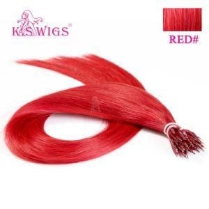 K. S Wigs Top Grade 100% Indian Hair Nano Ring Hair Extension