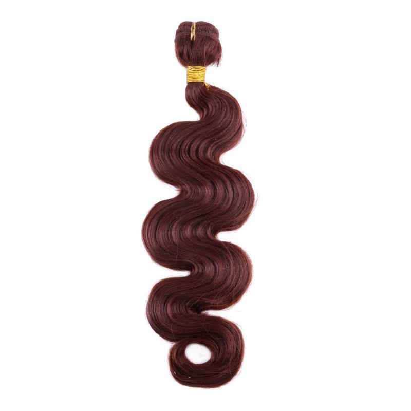 Natural Color Line Wavy Virgin for Human Hair Bundles Wig