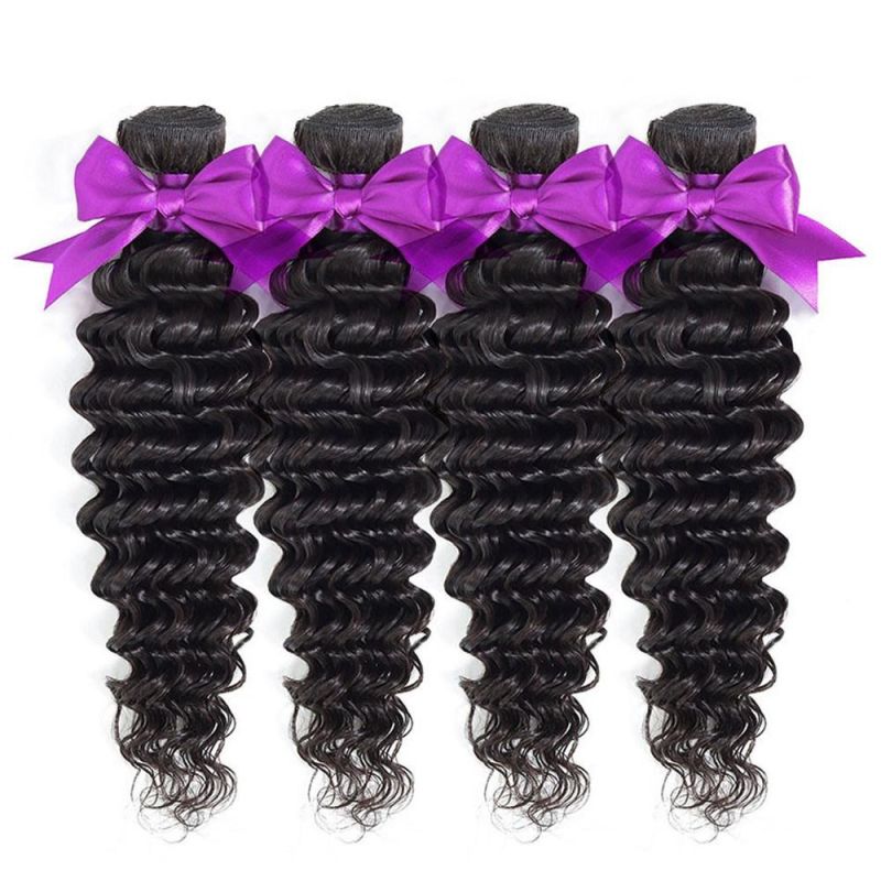 Riisca Natural Wave Bundles with Closure Brazilian Hair Weave Bundles with Closure Remy Human Hair 3 Bundles with Closure