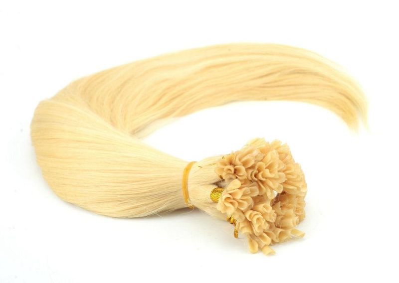 Stock Immediate Shipment Keratin Nail Tip Brazilian Virgin Hair Extension