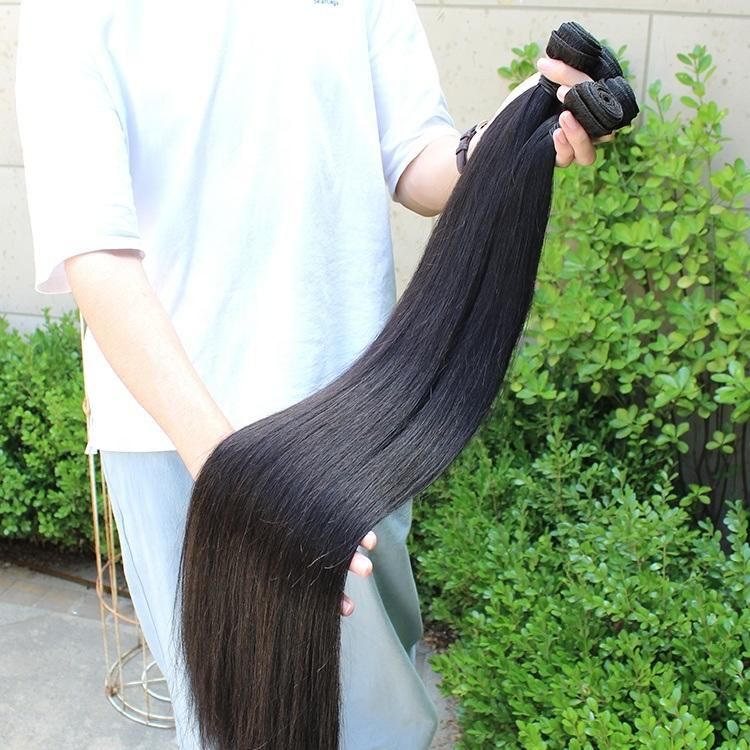 Wholesale Factory Price Straight Hair Bundles Vendor Unprocessed Human Hair Raw Brazilian Virgin Hair for Women