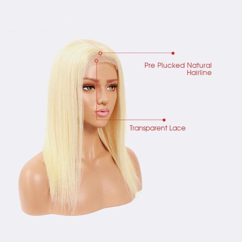 High Quality Blonde Human Hair Full Lace Wig, 613 Full Lace Wig Human Hair, 613 Lace Front Wig