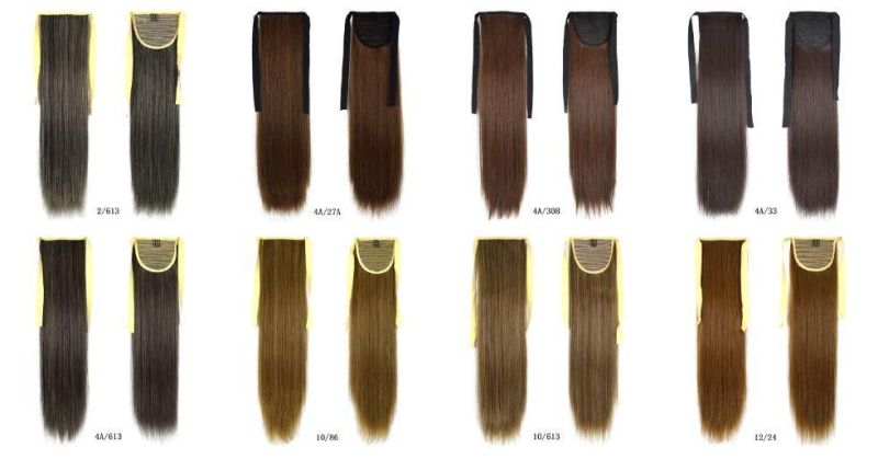 Wendyhair Straight Hair Ponytail Extension Wrap Ponytail Synthetic Hair