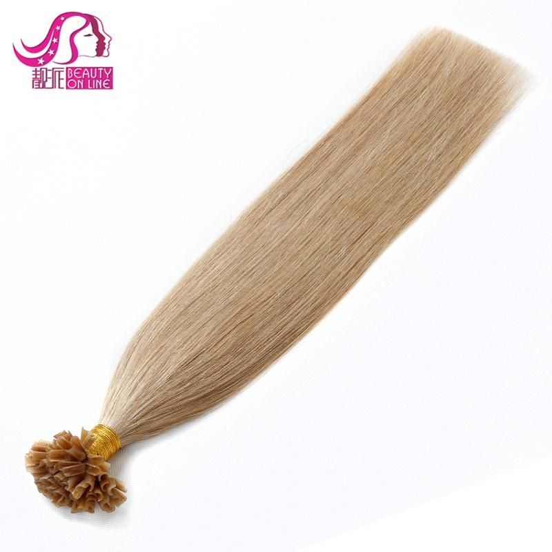 U Tip Pre-Bonded Keratin Glue Remy Real Human Hair Extensions