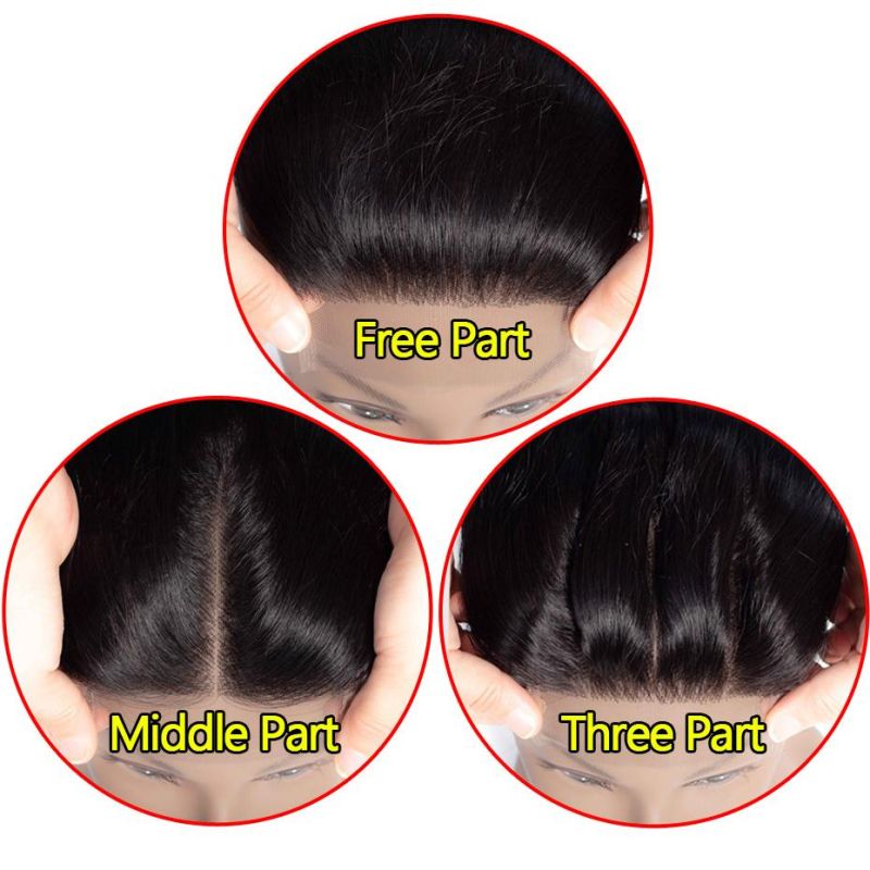 Body Wave Human Hair Lace Closure 4X4 5X5 6X6 Free Part Pre Plucked Brazilian Swiss Lace Closure Remy Hair