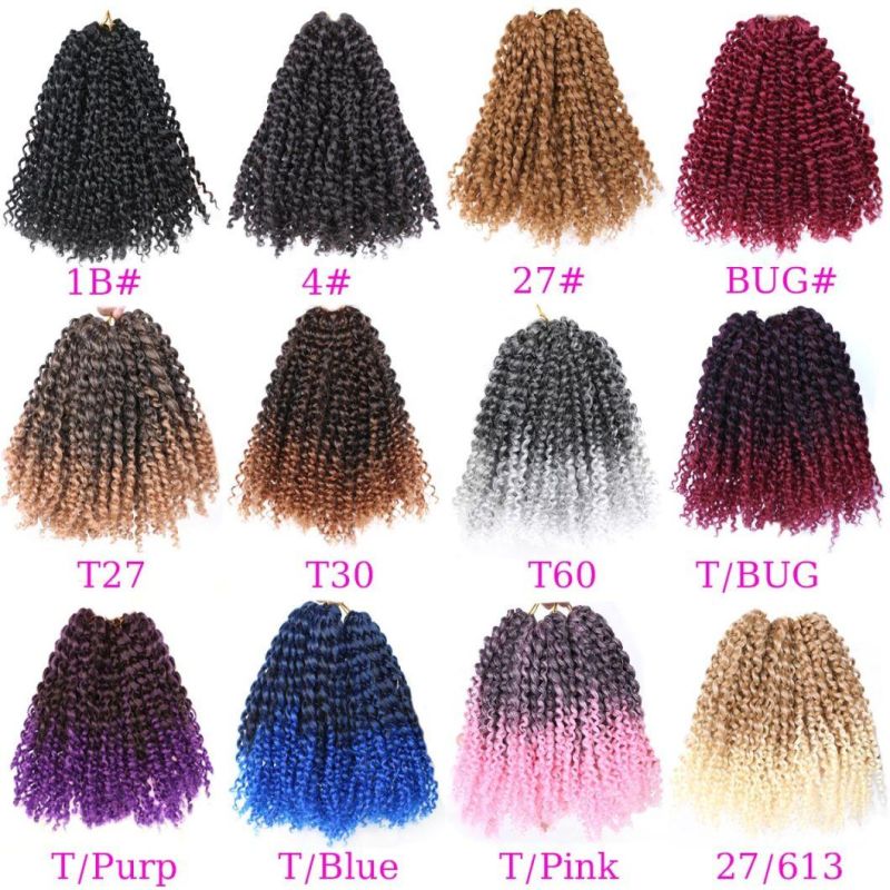 Marlybob Crochet Braiding Afro Kinky Curly Twist Braids Ombre Hair Extension