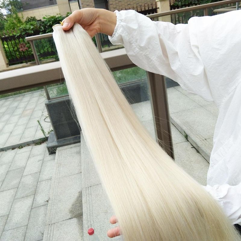 Kbeth 100% Raw Virgin Unprocessed White Human Hair Bulk Soft and Smooth Top Quality Wholesale Cheap 10A 22 Inch 24 Inch Virgin Indian Hair Bulks Ready to Ship