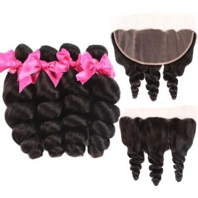 Kbeth High Quality Double Drawn Brazilian Human Hair Extension 4X4 Closures Wig Loose Wave Closure Human Hair Wholesale Vendors Perucke