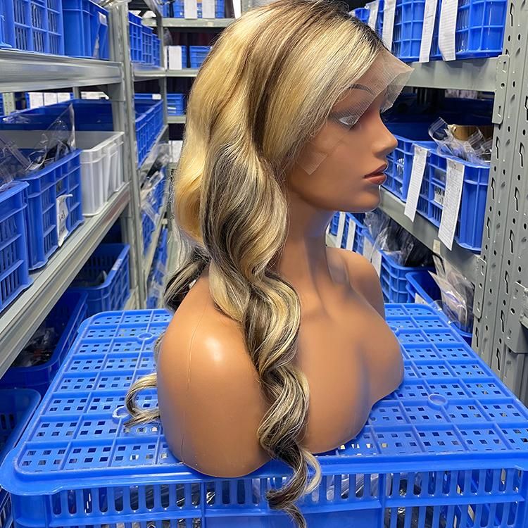 Wholesale Lace Front Wig Highlight Spring Wave Loose Wave Human Hair Lace Wig Custom Brazilian Virgin Hair Wig