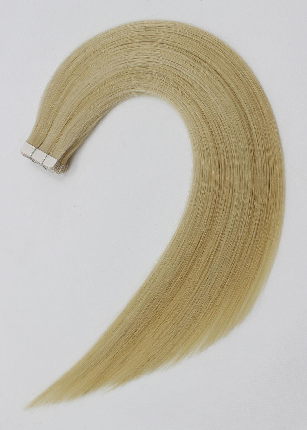 Tape in Extensions Brazilian Straight 100% Human Hair Bundles 24 Color Remy Human Hair Extensions