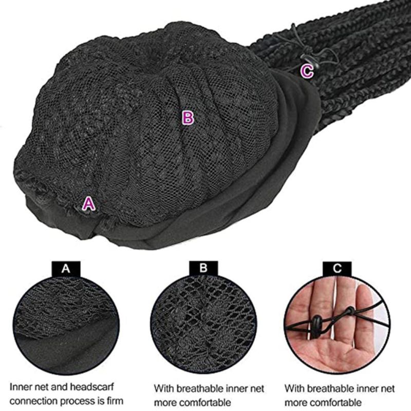 Synthetic Crochet Box Braids Hair Pre Stretched Braiding Bundle Yaki Straight Braiding Hair Extensions