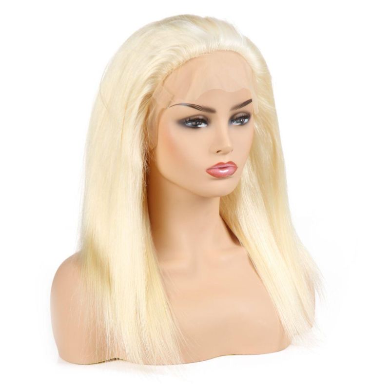 Kbeth Human Hair Wig with 613 Closure for Black Women 100 Percent Virgin Cuticle Aligned Hair Blond 24 Inch HD Lace Front Wig Straight 613 Full Lace Wigs Vendor
