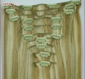 European Remy Clip in Human Hair Weft