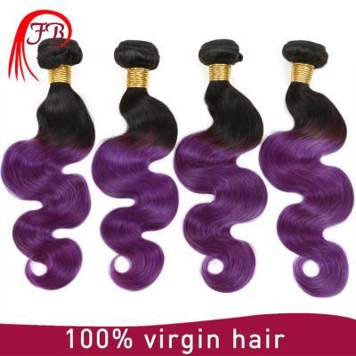 Mongolian Human Hair Body Wave Two Tone Remy Hair Extension