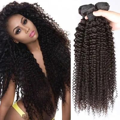 100% Human Virgin Hair, Unprocessed Kinky Curly Hair.