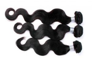 Scarlett Brazilian Virgin Human Hair Body Wave Human Hair Extensions, 10 Inch-30inch #1b Natural Black 100g/Bundle