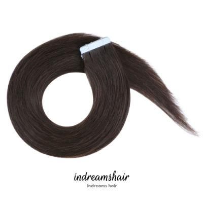 Human Tape Virgin Remy Brazilian Curly Factory Full Ends Hair Extensions