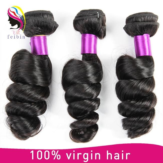 Grade 8A Loose Wave Unprocessed Cuticle Aligned Brazilian Virgin Hair