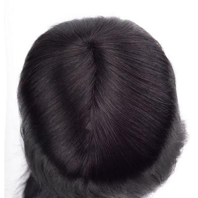 Custom Ladies Braided PE Line Integration Female Toupee with Mono Top