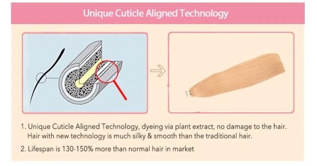 Best Selling Remy Human Hair Extension, Easy to Dye Unprocessed Virgin Human Tape Hair Extensions