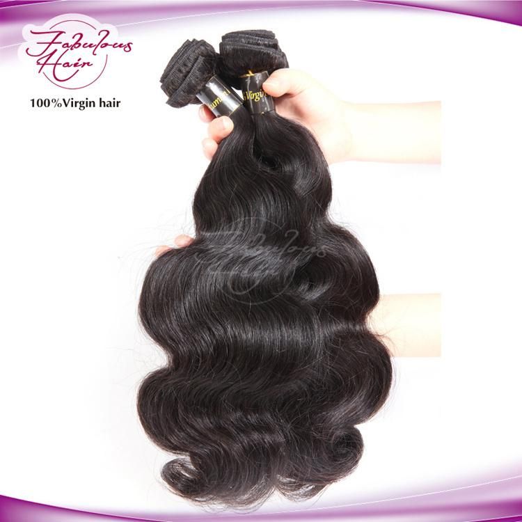 Body Wave Natural Black 100% Peruvian Human Virgin Hair Extension