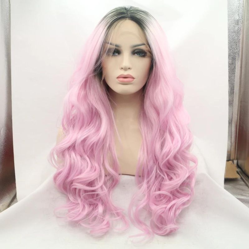 Wholesale Synthetic Hair Wigs 40inch Lace Wig Fiber Hair