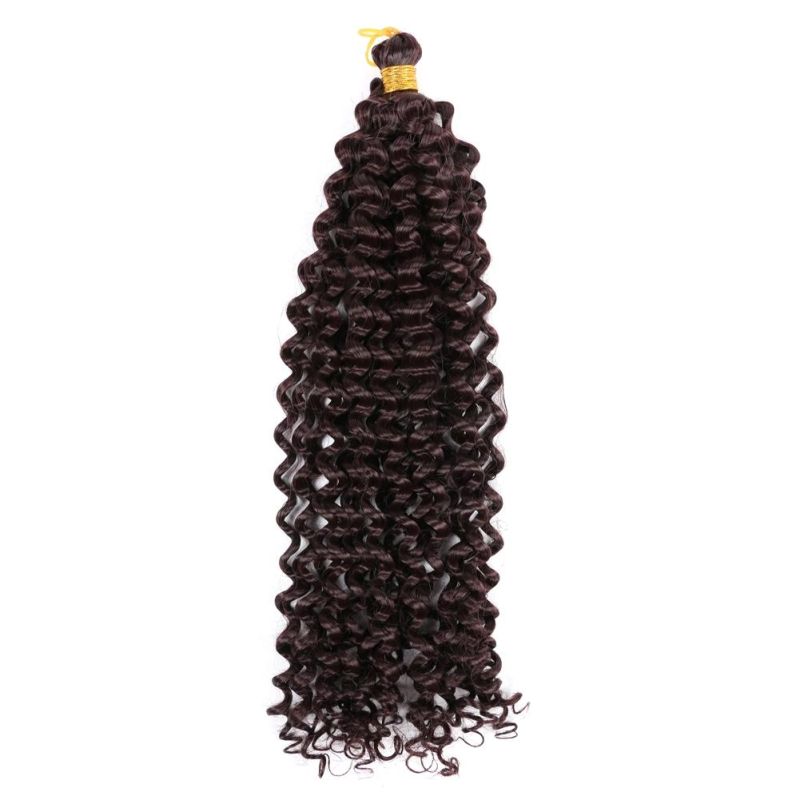 Chinese Dreadlocks Water Wavy Bulk Hair High Temperature Fiber Hair Extension