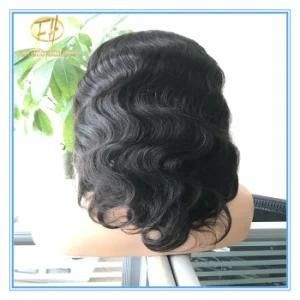 High Quality Natural Color Body Wave Human Hair Full Lace Wig with Factory Price Wig-012
