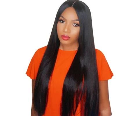 Kbeth Pre Plucked 30 Inch Peruvian Straight Human Hair 360 Lace Frontal Wig with Baby Hair Bleached Knots