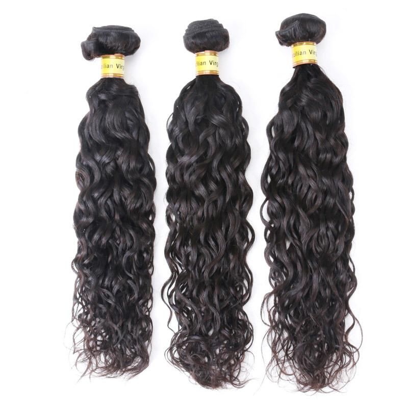 100% Human Hair Weave Unprocessed Wholesale Virgin Brazilian Hair Water Wave