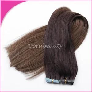 Wholesale 100% Tangle Free Remy Cuticle Tape in Human Hair Extensions