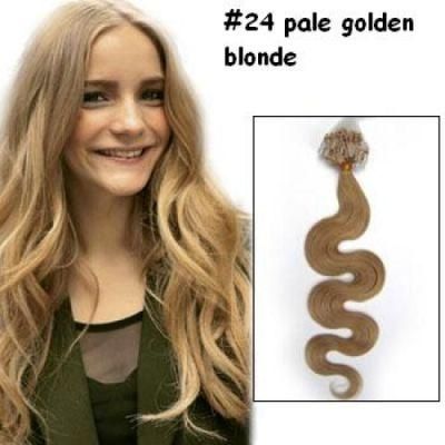 #24 Blonded Micro Ring Loop Hair 100% Human Hair Extension