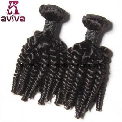 Bouncy Curl Brazilian Natural Virgin Human Hair Extension