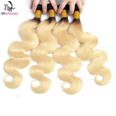 Wholesale Body Wave Brazilian Hair T1b/613 Human Hair Weave