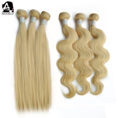 Angelbella Human Hair Weft Unprocessed Raw Virgin Peruvian Hair Extension