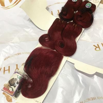 Cheap Price 6+1 Human Hair Packet Hair with Closure