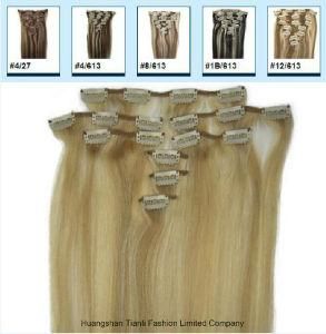 8 PCS Clip in Extensions Remy Real Human Hair
