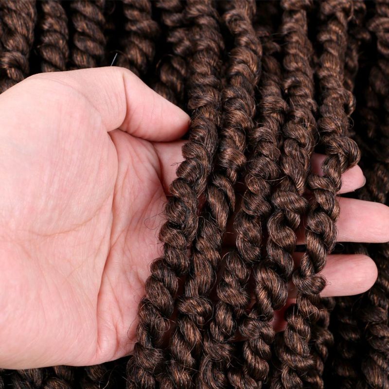 24inch Synthetic Braiding Hair Extension Freetress Wholesale Pre-Passion Twist