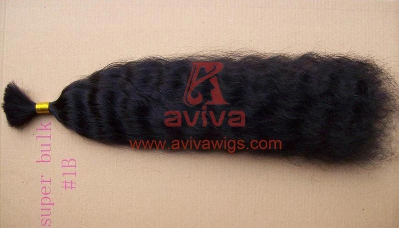 Natural Brazilian Hair Virgin Remy Bulk Human Hair