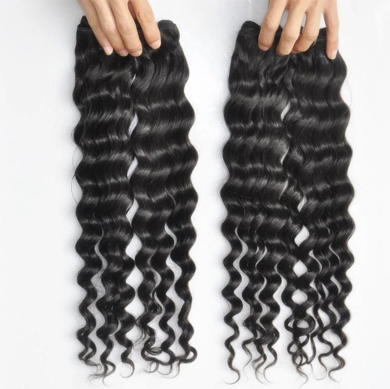 2020 New Arrived 100% Human Natural Brazilian Virgin Hair Extension Deep Wave Style Lbh 076