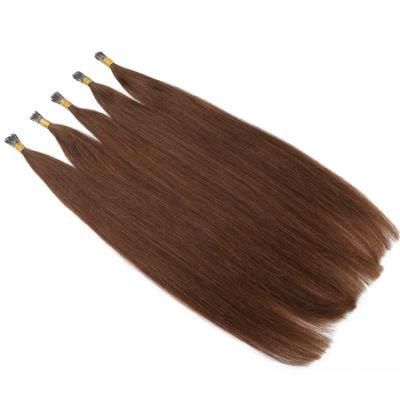 Straight Keratin Human Hair Nail I/U Tip Machine Made Remy Pre Bonded Extension 16&quot; 20&quot; 24&quot; 1g/S Remy Hair
