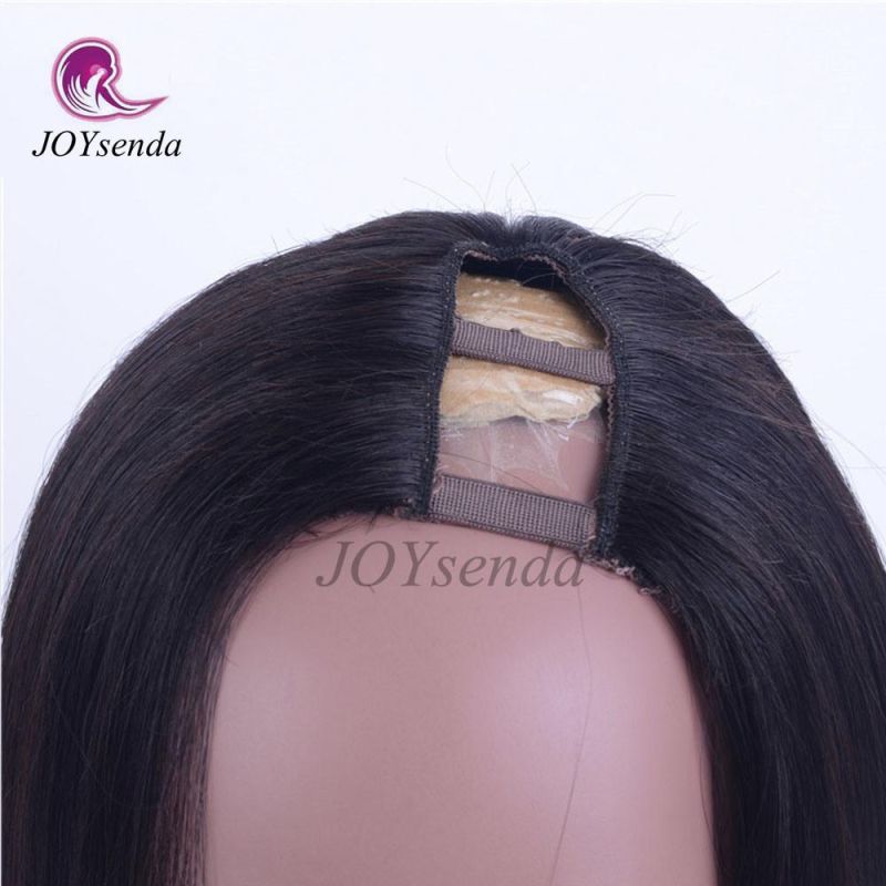 100% Virgin Human Hair Machine Made U Part Wig