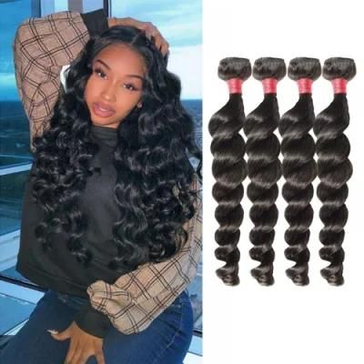 Kbeth Deep Loose Wave Bundles Indian Virgin Hair Weave 30 Inch Hair Extensions Bundle Malaysian Human Hair Bundles with Closure