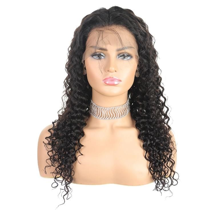 Wholesale 4X4 Deep Wavy Lace Frontal Human Hair Wigs