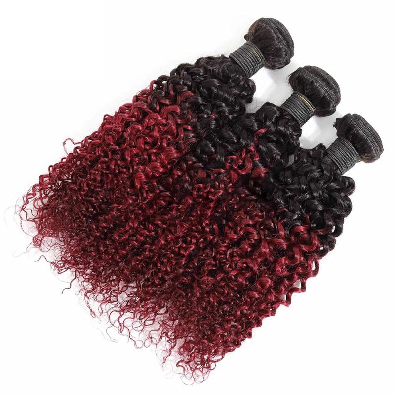 Kinky Curly Clip in Hair Extensions Brazilian Hair Wigs Natural