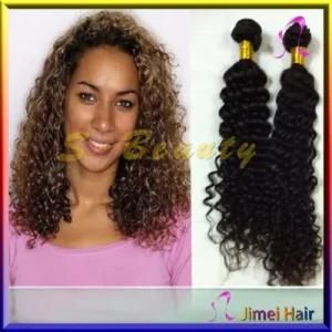 No Tangle Indian Temple Kinky Curly Remy Hair Weave