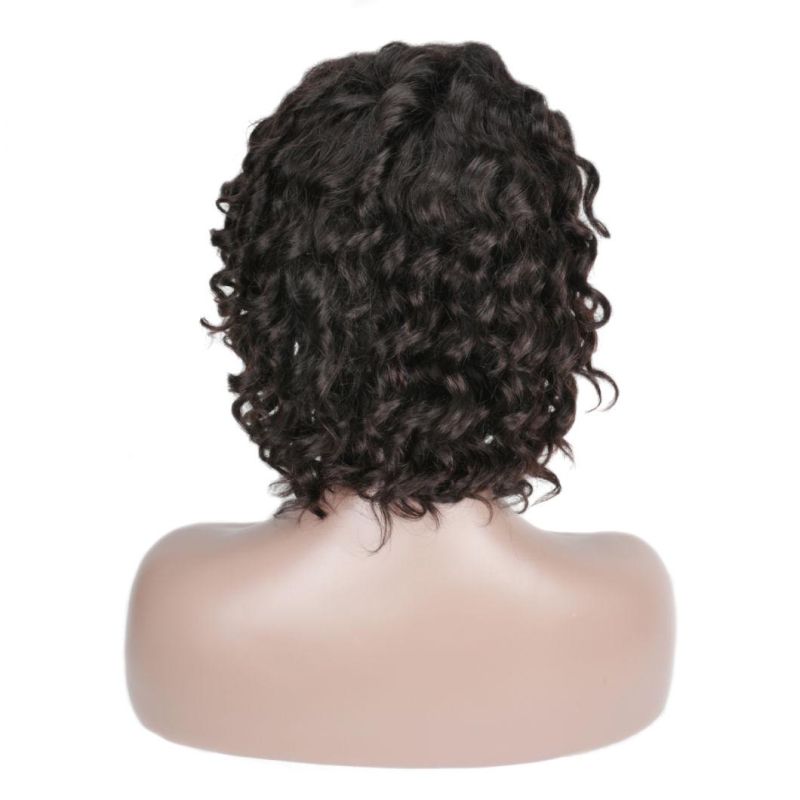 Top Quality Brazilian Deep Curly Lace Front Wigs Human Hair Bob 150% Density Glueless Lace Front Wigs