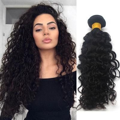 Blended Hair Bundle and Closure Set Natural Hair Extension Bundles Hair
